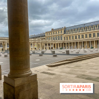 Visuel Paris vide confinement Palais Royal