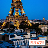 Visuel ParisTour Eiffel soir nuit
