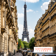 Visuel Paris Tour Eiffel rue