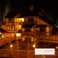 Cité Suspendue : extérieur de nuit