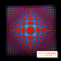 Exposition Vasarely Centre Pompidou, nos photos