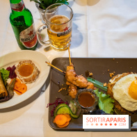 Djakarta-Bali : menu déjeuner