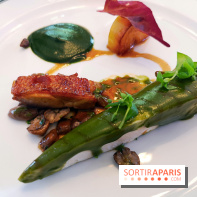 Le Laurent - Volaille Culoiselle, sauce suprême à l'estragon, arlette de pomme de terre confite et mousserons des prés