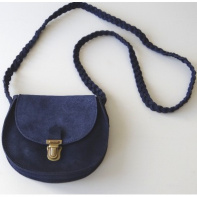 April Showers : petit sac Georgia indigo, 75€