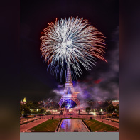 Photos du feu d'artifice de Paris 2019
