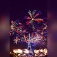 Photos du feu d'artifice de Paris 2019
