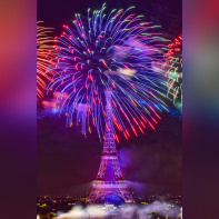 Photos du feu d'artifice de Paris 2019