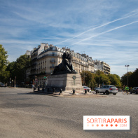 visuel statue Lion de Belfort Place Denfert Rochereau