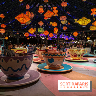 Visuels Disneyland Paris Mad Hatter's Tea Cups nuit
