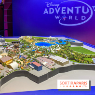 Visuels Disneyland Paris Disney Adventure World maquette