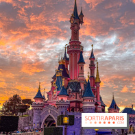 Visuels Disneyland Paris - château coucher de soleil