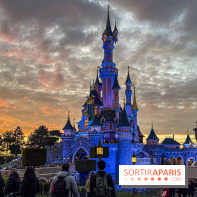 Visuels Disneyland Paris - château coucher de soleil