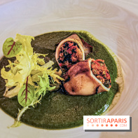 Le menu Traviata à l'Hôtel Le Meurice