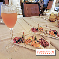 Le menu Traviata à l'Hôtel Le Meurice