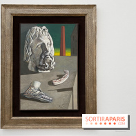 Composizione metafisica con testa di Giove, Giorgio De Chirico, 1970 - Musée d'Art Moderne de Paris