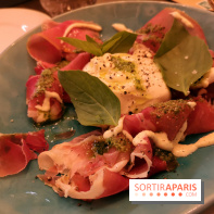 Madame Claude - Restaurant Paris 15ème - Burratina truffée et jambon du moment
