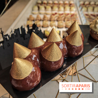 La Bûche de Noël signature de la Goutte d'Or Pâtisserie2019 par Yann Menguy