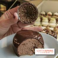 La Bûche de Noël signature de la Goutte d'Or Pâtisserie2019 par Yann Menguy