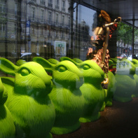 Printemps Haussmann, Paris, Lapins, Marc Jacobs, Cracking Art Group