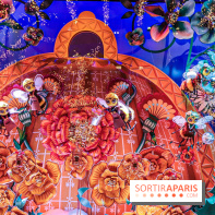 Vitrines et sapin de Noël au Galeries Lafayettes 2019 avec Virginie Efira - photos 