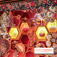 Vitrines et sapin de Noël au Galeries Lafayettes 2019 avec Virginie Efira - photos 