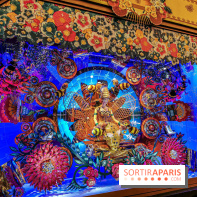 Vitrines et sapin de Noël au Galeries Lafayettes 2019 avec Virginie Efira - photos 