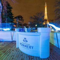 La patinoire des Jardins du Trocadéro