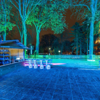 La patinoire des Jardins du Trocadéro