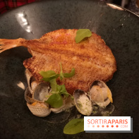 Restaurant Mieux - Rouget barbet et pommes de terre fondantes, échalotes confites et trompettes de la mort