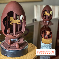 Photos : L’œuf de Pâques Carrousel du Peninsula Paris par Dominique Costa