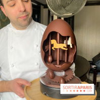 Photos : L’œuf de Pâques Carrousel du Peninsula Paris par Dominique Costa