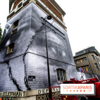 Hommage à Adama Traoré : l'artiste JR dévoile un collage géant à Paris, les photos