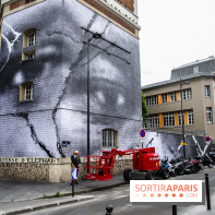 Hommage à Adama Traoré : l'artiste JR dévoile un collage géant à Paris, les photos