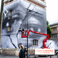 Hommage à Adama Traoré : l'artiste JR dévoile un collage géant à Paris, les photos