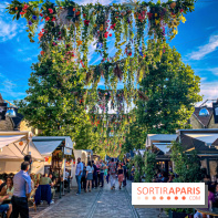 Le ciel de fleurs à Bercy Village