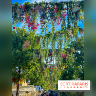 Le ciel de fleurs à Bercy Village