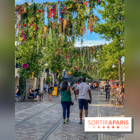Le ciel de fleurs à Bercy Village