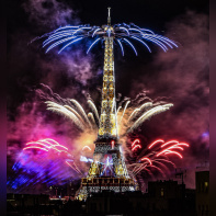 Photos du feu d'artifice du 14 juillet de Paris 2020