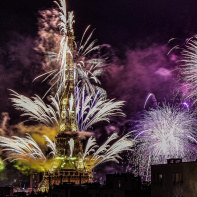 Photos du feu d'artifice du 14 juillet de Paris 2020