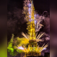 Photos du feu d'artifice du 14 juillet de Paris 2020