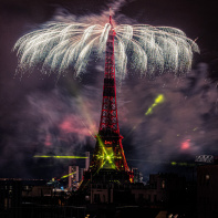 Photos du feu d'artifice du 14 juillet de Paris 2020