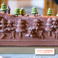 Bûche de Noël 2020 de Matthieu Carlin à l'Hôtel de Crillon