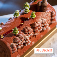 Bûche de Noël 2020 de Matthieu Carlin à l'Hôtel de Crillon