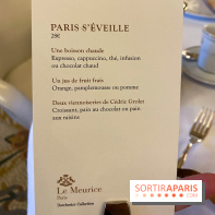 Le petit-déjeuner du Meurice Paris avec les viennoiseries de Cédric Grolet