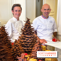 La Bûche de Noël du Plaza Athénée 2020 par Angelo Musa et Alexandre Dufeu