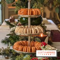 Bûches et créations de Noël Ladurée 2020 avec Jean François Piège