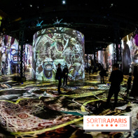 Photos : Exposition immersive Jimmy Nelson : The last sentinels à l’Atelier des Lumières 