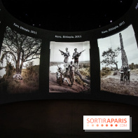 Photos : Exposition immersive Jimmy Nelson : The last sentinels à l’Atelier des Lumières 