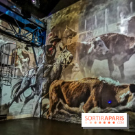 Photos : Exposition immersive Jimmy Nelson : The last sentinels à l’Atelier des Lumières 