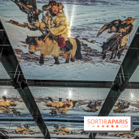 Photos : Exposition immersive Jimmy Nelson : The last sentinels à l’Atelier des Lumières 